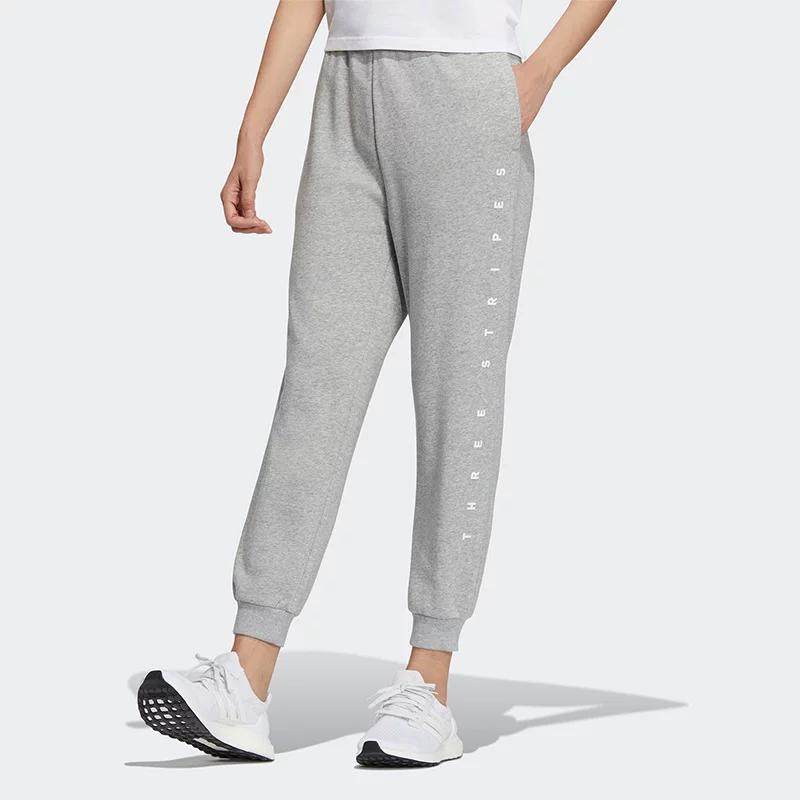 Adidas Women s Long Pants 2024 New Running Training Casual Loose Cuffed Sports Pants Ia5230 XL, 65KG