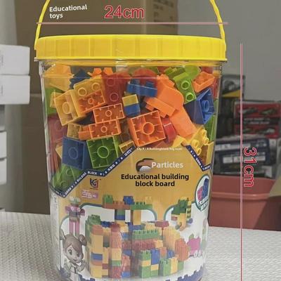 Jouet Blocs de Construction Grosses Pièces Compatibles pour Enfants, Développement Cérébral Éducatif, 3-6 Ans