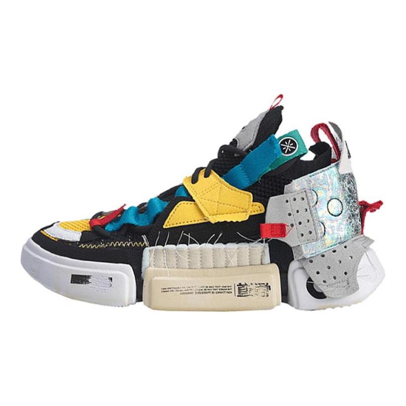Li Ning Essence 2 SAMPLE FOR BALE Non Slip Lightweight Mid Top Vintage Basketball Shoes Women's Black AGBN062-21