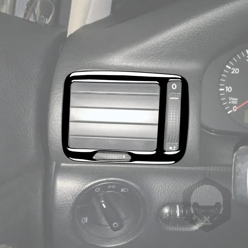 For Volkswagen Passat B5 2001-2005 Piano Black Dashboard Both Side Air Outlet Decorative Cover Car Interior Accessories Sticker