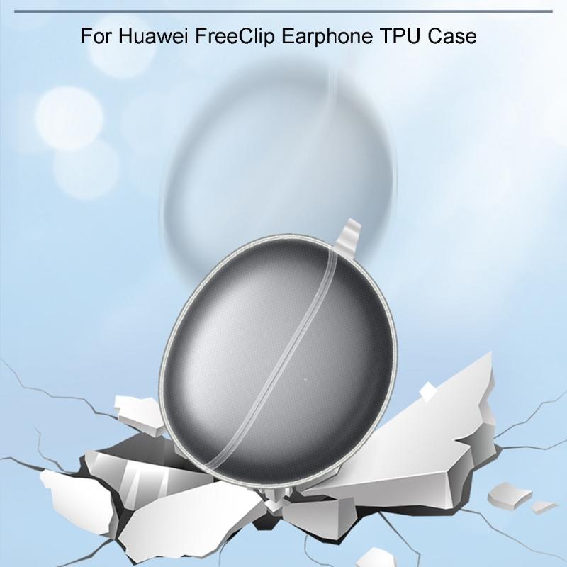 Compatible for Freeclip Shockproof Wireless Earphone Sleeve Impact-resistant Soft Housing Anti Dust Washable Guard Cover