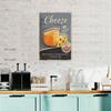 1Pc Vertical Metal Tin Wall Poster Decor 2030cm Or 3040cm Rustic Vintage Style For Home Bar Garage Kitchen