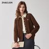 Zhaojun Women's 100% Cashmere Melange Knit Cardigan
