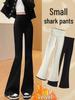 Women's High Waist Fleece-Lined Micro Flare Yoga Pants - Warm and Slimming for Autumn/Winter