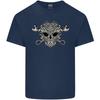 Mechanic Engine Skull Unisexs Light Cotton TShirt