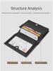Men's Genuine Nappa Leather Business Card Holder – Soft, Embossable Surface