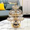 European Style Crystal Glass Multi-tier Fruit Plate