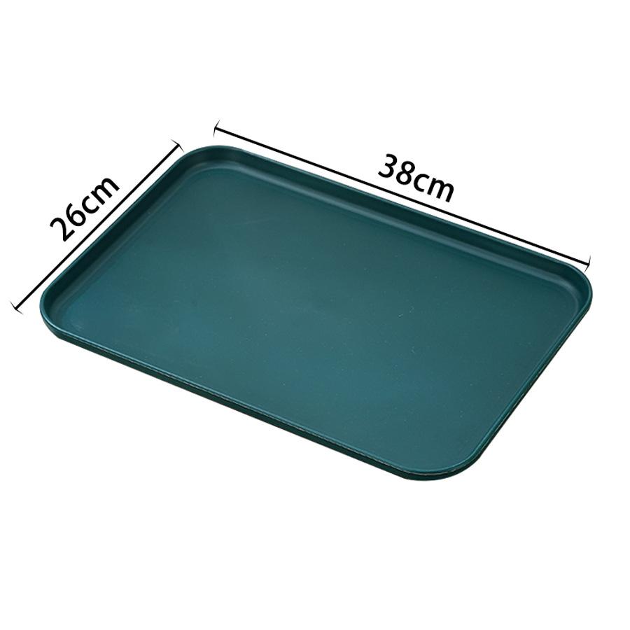 Thickened New Color Large Tray Creative Kindergarten Restaurant Tea Snack Tray Fruit Tray Fast Food Serving Tray