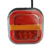 2Pcs 4Inch Led Tail Light Left Right Rear Brake Lamp Licesen Plate Taillight 12V 24V Turn Signal For Trailervan Bus 4X4 Pickup
