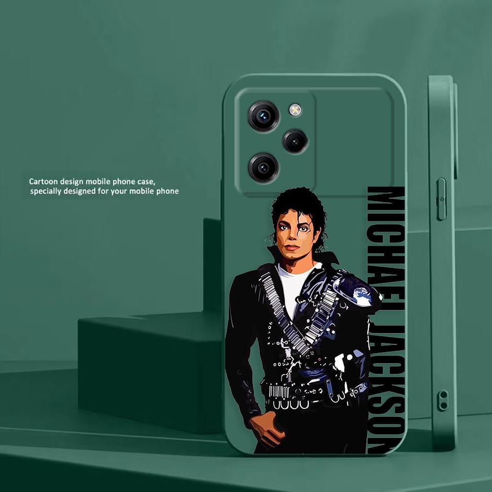 Custodia per Telefono Dancer M-Michael J-Jackson Cover Per Xiaomi 10T 11 12 12T 13 14T POCO F5 F6 M3 M5 X3 X4 X5 PRO 4G 5G Custodia Colorata in TPU