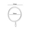 6Pcs Metal Curtain Rings Curtain Accessories Curtain Rings Hanging Hooks for Curtains Rods Pole Voile Heavy Duty Rings