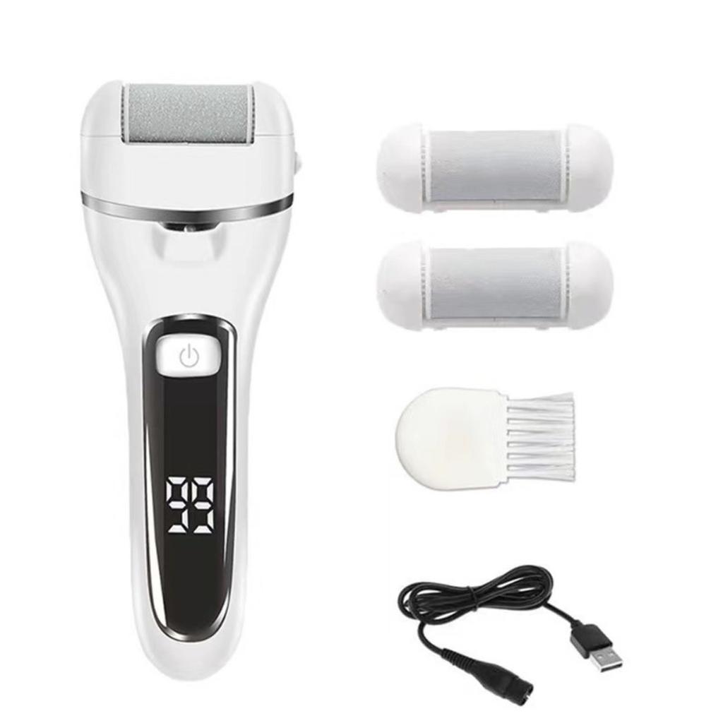 2 Speeds Electric Rechargeable Foot File Waterproof Eliminate Feet Calluses Electric Pedicure Foot Sander