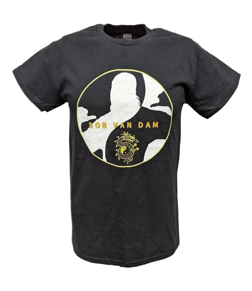 RVD Rob Van Dam Whatever Yin Ying Unisexs Black WWF Tshirt S
