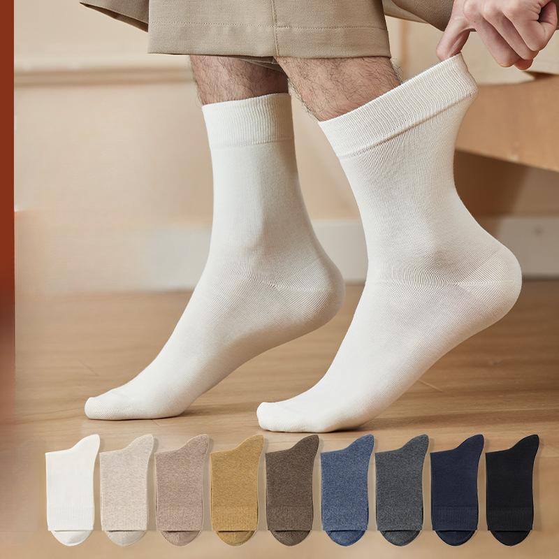 Men's Spring and Summer Cotton Anti Odor Anti Perspiration Breathable Anti Pilling Socks