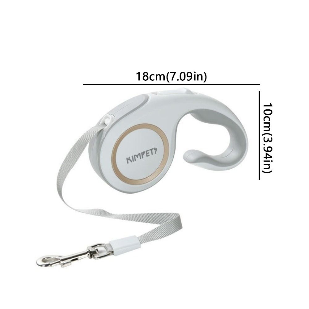 Praktische 5M Einziehbare Hundeleine Verstellbare Länge Komfortgriff Hundeleine Automatisches Hundeleinen Seil Haustiertraining
