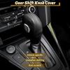 Car Gear Shift Cover Leather for Ford Fusion/Escape/Edge/Focus/Fiesta/Transit/EcoSport/C-Max Automatic Gear Shift Knob Cover Protector Trim Vehicle