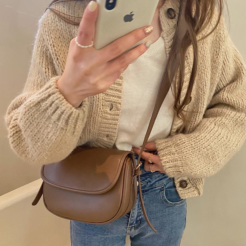 IELGY Korean version of the semicircle saddle bag