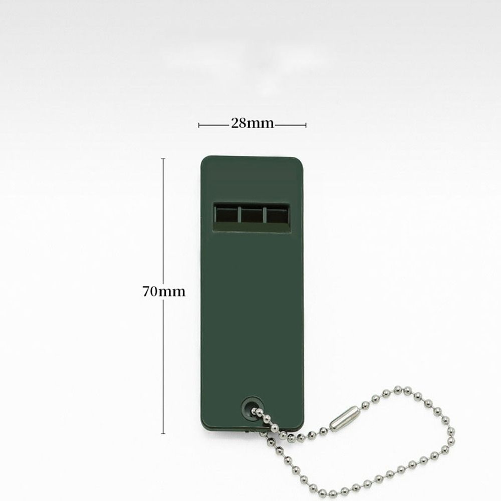 2 Styles 3-Frequency Whistle Plastic Rugby Referee Camping Hiking Whistle Outdoor Tools 2