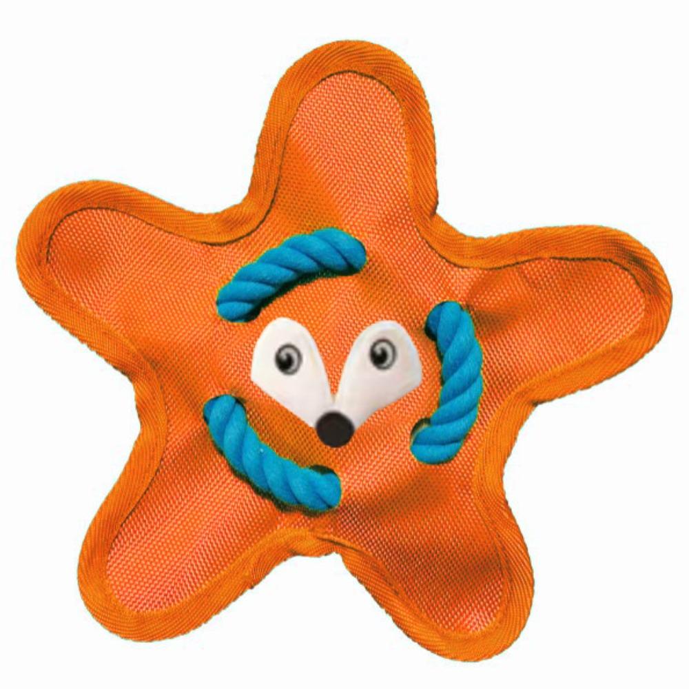 

Squeak Sound Puppy Toss Toy Chew Resistant Pet Teeth Cleaning Toy Dog Fetching Thrower Puppies Use оранжевый