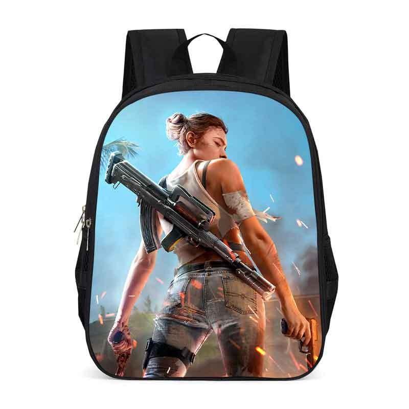Freefire Kids School Backpack With Breathable Oxford Fabric For Elementary Students
