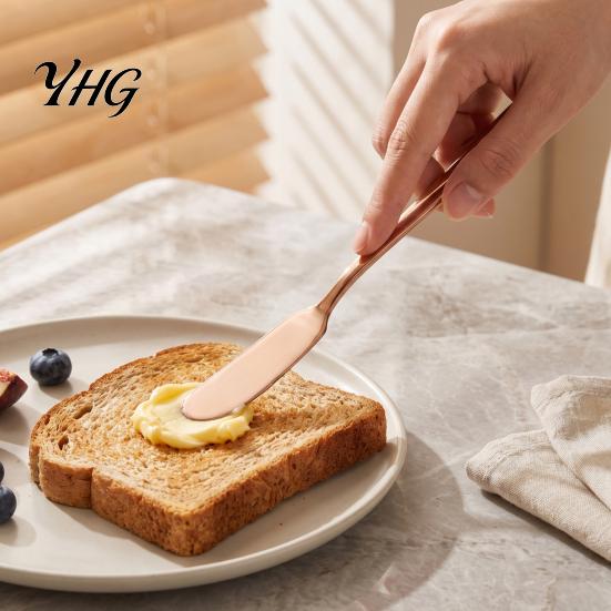 Stainless Steel Cheese Cutter Jam Spreader Cutter, Multi-purpose Kitchen Tool with Curved Butter Blade, Easy Cleaning Dessert for Bread And