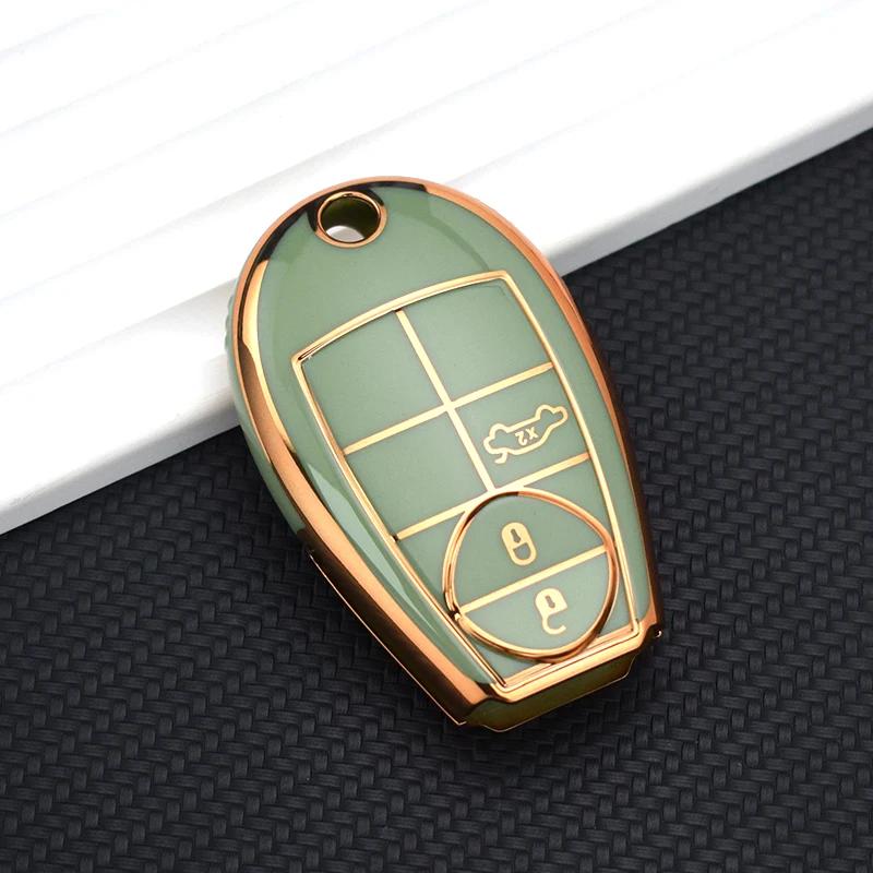 Tpu Car Key Cover Case Auto Shell Fob For Dodge Challenger Charger Magnum Journey Ram Jeep Commander Grand Cherokee Chrysler 300