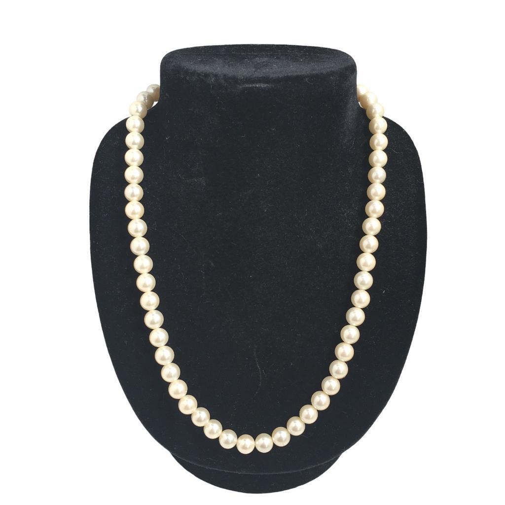 Pearl Diameter 7.8-0.3"" Length 18.1"" Necklace Pearl white Women Used