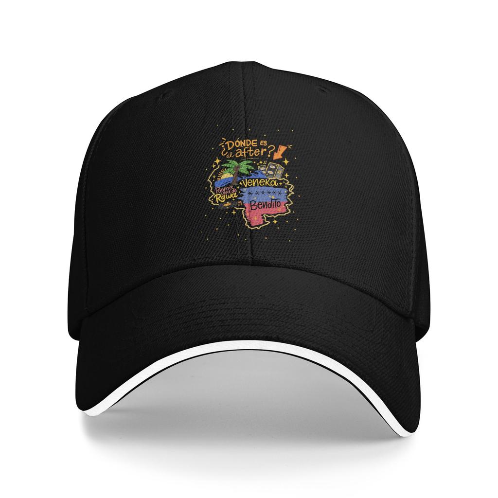 Rawayana Donde Es El After  Baseball Caps Fashion Music Band  Sandwich Caps Unisex Women Adjustable Headwear Outdoor