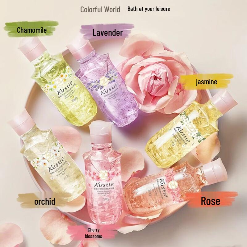 Kustie Chamomile Petal Shower Gel 380ml
