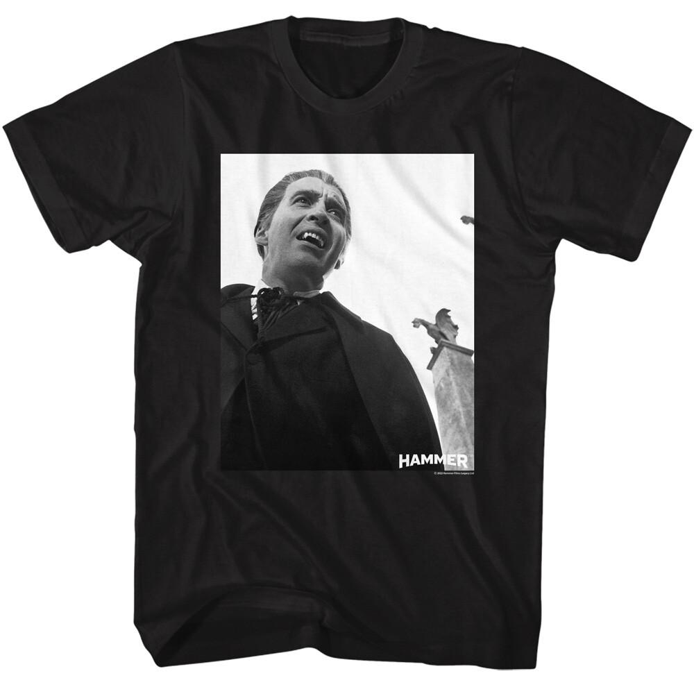 Hammer Horror Brittish Production Dracula Gargoyle Photo Men T Shirt XXL
