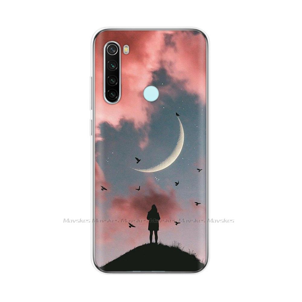 For Xiaomi Redmi Note 8T 8 T Case Silicone Painting Soft TPU for Xiaomi Redmi Note 8 Pro Note8 8T Global Case Cover Fundas Coque