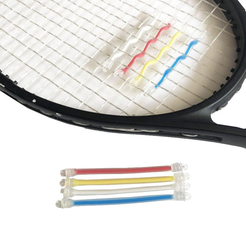 Tennis Racket Shock Absorbers - Heavy-Duty Silicone Vibration Dampeners, Fit for Tennis Rackets, Vibration Dampener Grips for Players & Gifts