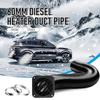 60mm Diesel Heater Ducting Pipe 100cm Long with Air Vent Outlet and Secure Clamps Compatible with 2000W 6000W Heating Systems