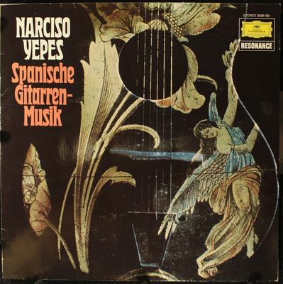 LP Record NARCISO YEPES - Spanische Gitarren-Musik 2535182 Deutsche Grammo Germany Classical Used