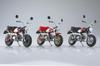 Aoshima Bunka Kyozai Co. Skynet 1/12 Fertigmodell Motorrad Honda Monkey Special Shasta Weiß Candy Alamoana Rot