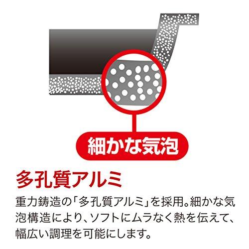 Asahi Light Metals Made In Japan Grill Pan, Space Pan (Serves 1-2), Glass Lid, Recipe Included, Fish Grill, Frying Pan, Non-Frying, Induction and Gas