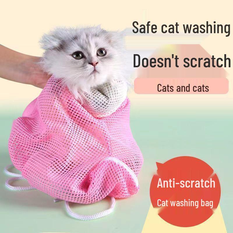 Cat Bathing Anti-Scratch & Anti-Bite Multi-Use Wash Bag
