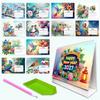 1117 DIY Diamond Painting Desk Calendar Kit 11 Month with Diamond Pen Tray Handmade Art Craft Decor Gift for DIY Art Enthusiasts