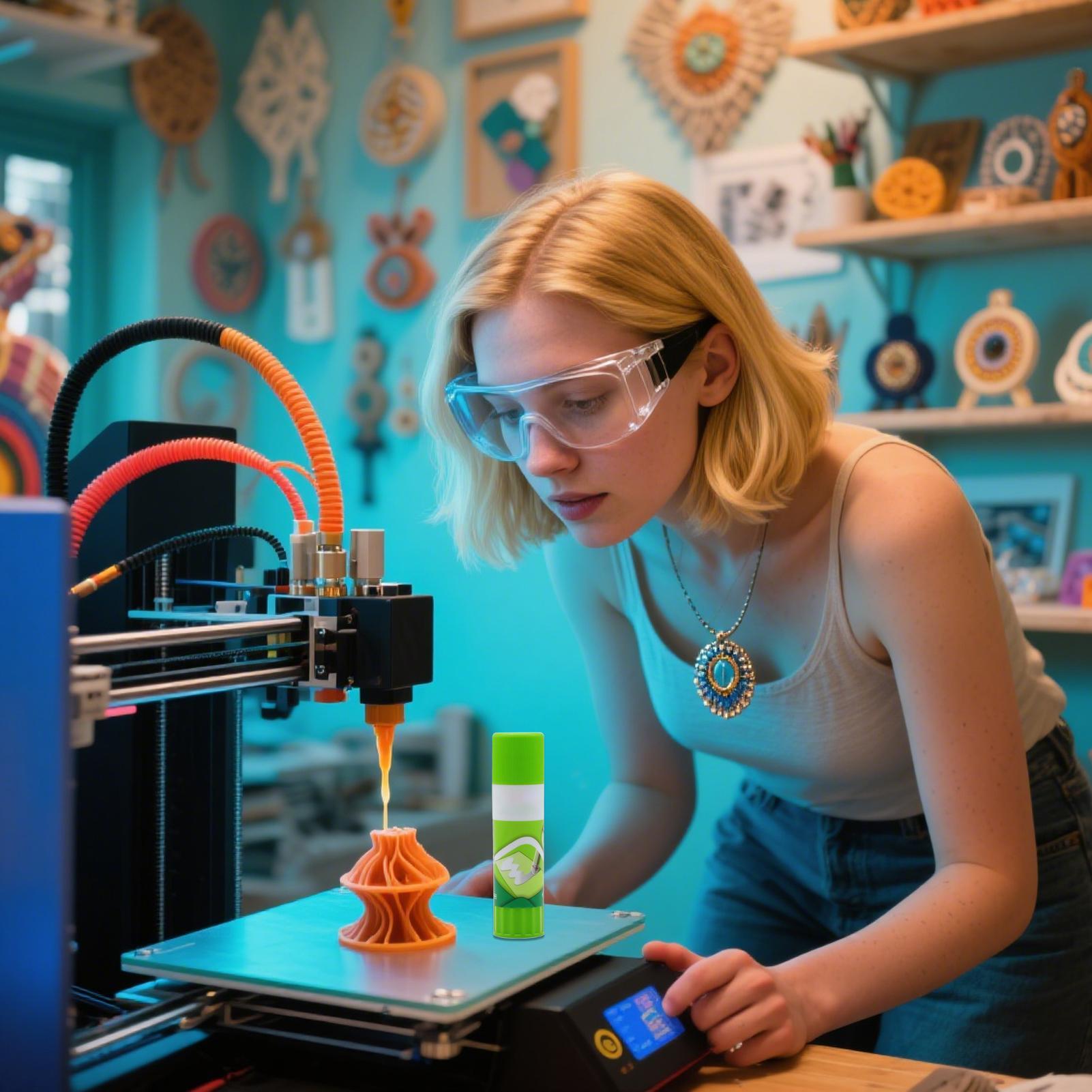 Клей-карандаш для 3D-принтера для горячего стола, 6 штук, принадлежности для рукоделия, клей для стола 3D-принтера для любителей, домашняя мастерская, мейкеры, DIY China Mainland