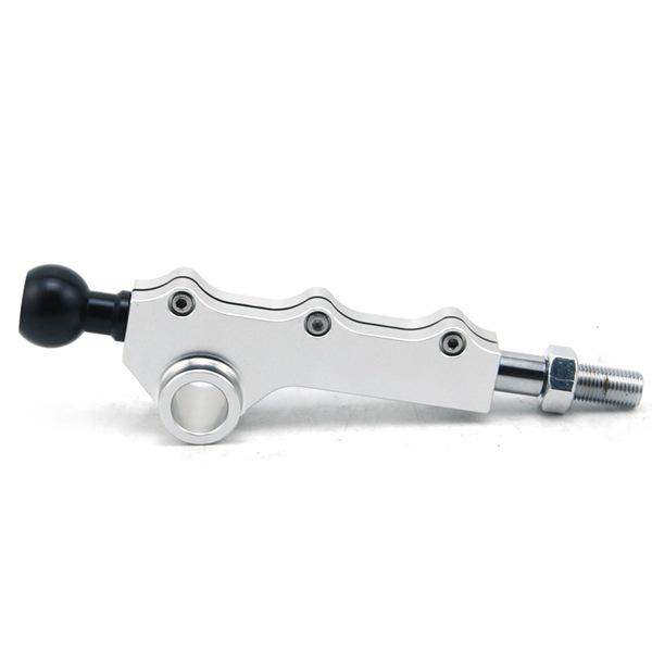 Silver Aluminum Adjustable Short Car Shifter