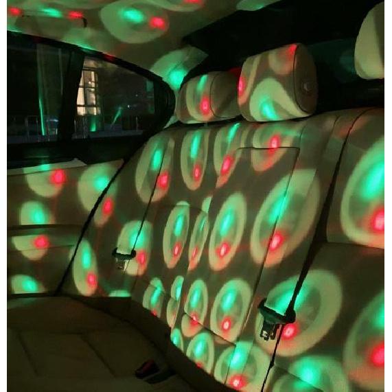 1pc Car USB Led Starry Sky Top Atmosphere Light Starry Sky Magic Colorful Lights Party Acoustic Control Lamp Gift Not Glaring CN Dome Lights 6