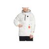 Nike LeBron Hybrid Warm Plaid Hooded Half-Zip Pullover Down Jacket Men Outerwear White AT3905-121
