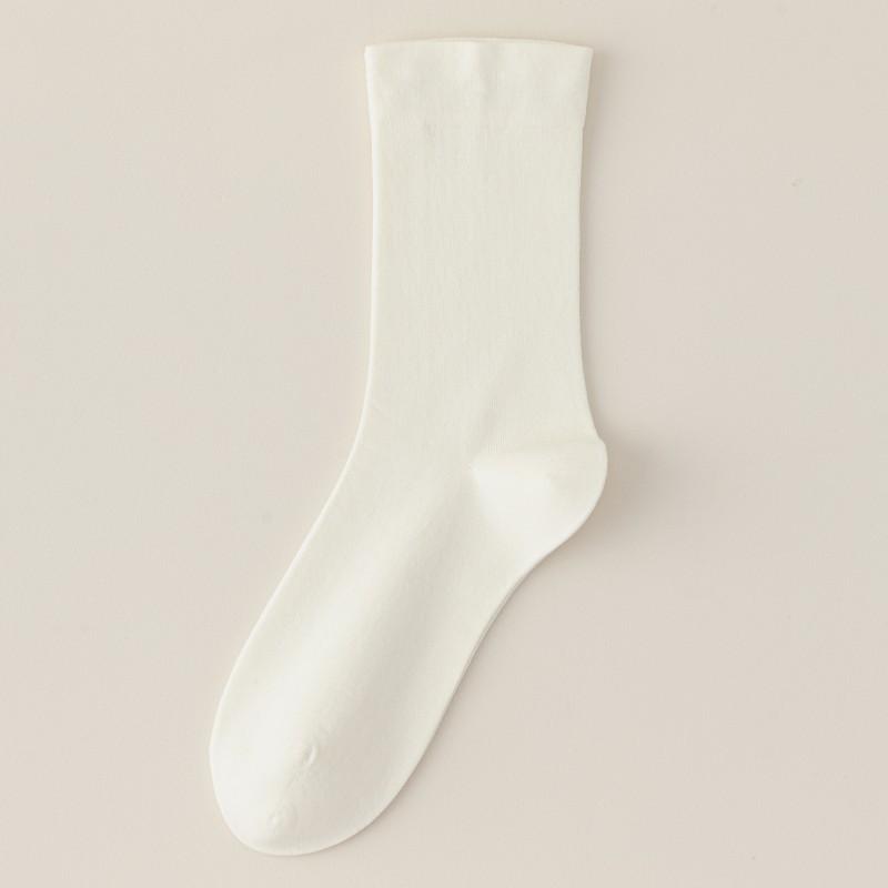 Women's Pure Cotton Autumn and Winter Boneless Women's Pile Socks Casual Cotton Socks Versatile Women's Socks Postpartum Socks