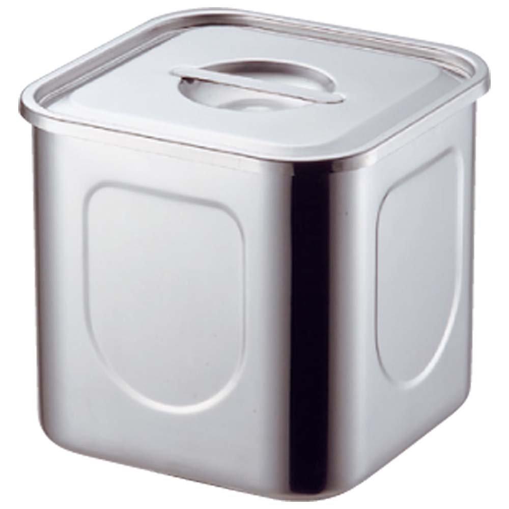 Yamashita Kogei KO 18-8 Square Kitchen Pot, 13cm (2.0L), 04-0224-0206