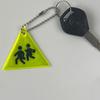 Reflekterande Väskhänge 10X Gatu Nyckelringshänge Säkerhet Snygg Reflekterande Utrustning Dubbelsidig För Jackor Väskor Plånböcker Ryggsäckar