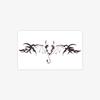 Dark Succubus Demon Bat Tattoo Sticker Waterproof And Long-Lasting Cool Collarbone Simulation Tattoo Sticker