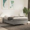 3144675 vidaXL Divan-lit Et Matelas Gris Clair 140x190cm Velours