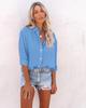 European and American Women's Long Sleeve Casual Lapel Shirt - Autumn/Winter 2020 Collection (Model: MC1033)