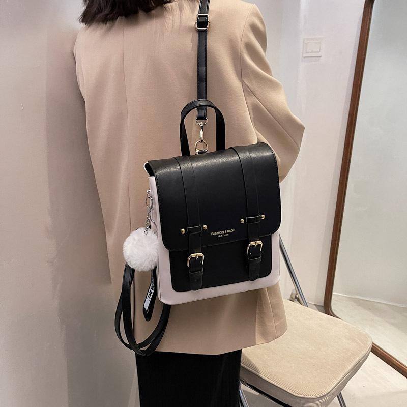 Ladies' Casual Backpack, Fashionable Student Bag, Versatile Travel Bag, Middle and High School Backpack