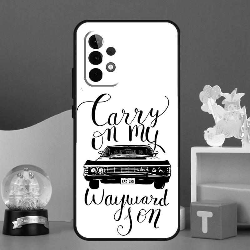 

Сверхъестественное CARRY ON WAYWARD SONS Чехол Для Samsung Galaxy A56 A36 A26 A16 A06 A13 A33 A53 A15 A35 A55 A34 A54 A52 A12 A32 A17 Samsung A35